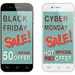 Black Friday and white Cyber Monday cell phones